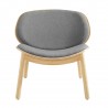 Danica Lounge Chair in Wheat Gray - Front - Danica Lounge Chair in Wheat Gray - Front