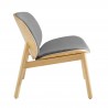 Danica Lounge Chair in Wheat Gray - Side - Danica Lounge Chair in Wheat Gray - Side