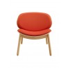 Danica Lounge Chair in Wheat Red - Front - Danica Lounge Chair in Wheat Red - Front