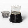Oxo Cold Brew Coffee Maker Replacement Carafe - Opened Lid with Coffee