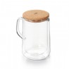Oxo Good Grips Double Walled Glass Server - 24 Oz - Top Angled Empty