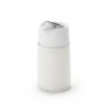 Oxo Good Grips Glass Creamer Dispenser - 12oz Capacity - Angled with Content