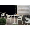 Polypropylene Shell With Aluminum Legs Side Chair - GOSSIP - White - Lifestyle - Polypropylene Shell With Aluminum Legs Side Chair - GOSSIP - White - Lifestyle