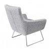 Kendrick Chair Light Grey Fabric - Back - Kendrick Chair Light Grey Fabric - Back