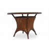 Grand Traverse 42" Round Umbrella Dining Table - Angled