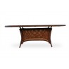 Grand Traverse 84" Oval Umbrella Dining Table - Front