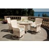Grand Traverse Swivel Dining Armchair 