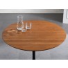 Greenington Soho 36" Round Table - Amber - Top Angled - Greenington Soho 36" Round Table - Amber - Top Angled