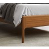 Greenington Ventura Queen Platform Bed - Amber - Front Leg Closeup - Greenington Ventura Queen Platform Bed - Amber - Front Leg Closeup