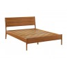 Greenington Ventura King Platform Bed - Amber - Angled without Cushion - Greenington Ventura King Platform Bed - Amber - Angled without Cushion