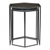 Polygon Accent Tables Set Of Two - Polygon Accent Tables Set Of Two