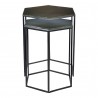 Polygon Accent Tables Set Of Two - Top Angle - Polygon Accent Tables Set Of Two - Top Angle