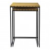 Rivet Nesting Tables Set Of Two - Nested - Front - Rivet Nesting Tables Set Of Two - Nested - Front