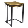 Rivet Nesting Tables Set Of Two - Nested - Rivet Nesting Tables Set Of Two - Nested