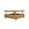 Hamptons 37" Square Cocktail Table - Angled