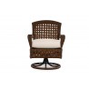 Haven Swivel Rocker Dining Armchair in Tobacco - Haven Swivel Rocker Dining Armchair in Tobacco