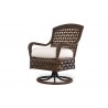 Haven Swivel Rocker Dining Armchair in Tobacco - Haven Swivel Rocker Dining Armchair in Tobacco