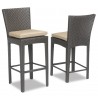 Sunset West Wicker Solana Barstool With Cushions - Sunset West Wicker Solana Barstool With Cushions