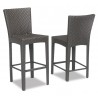 Sunset West Wicker Solana Barstool Without Cushions - Sunset West Wicker Solana Barstool Without Cushions