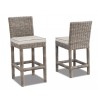 Coronado Wicker Barstool With Cushions - Coronado Wicker Barstool With Cushions