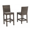 Sunset West Coronado Wicker Counter Stool With Cushions - Sunset West Coronado Wicker Counter Stool With Cushions