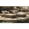 Coronado Wicker Adjustable Chaise With Cushions - Lifestyle - Coronado Wicker Adjustable Chaise With Cushions - Lifestyle