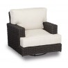 Wicker Solana Swivel Rocking Club Chair With Cushions - Wicker Solana Swivel Rocking Club Chair With Cushions