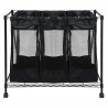  Triple Storage Organizer and Laundry Sorter - Long Side  -  Triple Storage Organizer and Laundry Sorter - Long Side 