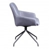 Moe's Home Collection Kingpin Swivel Office Chair - Grey - Side