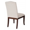 Hanson Dining Chair - White Linen Fabric - Hanson Dining Chair - White Linen Fabric