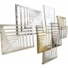 Jin Metal Wall Décor - Angled - Jin Metal Wall Décor - Angled