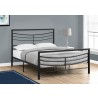 Bed - Queen Size With Black Metal Frame - Bed - Queen Size With Black Metal Frame