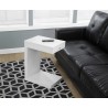 Accent Table - White With A Drawer - Accent Table - White With A Drawer