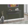 Console Table - Grey With Tempered Glass - Console Table - Grey With Tempered Glass