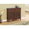 Accent Chest - Dark Walnut / Glass Traditional Style - Accent Chest - Dark Walnut / Glass Traditional Style