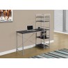 48"L - Cappuccino Top / Silver Metal