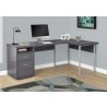 Computer Desk - 80"L Grey