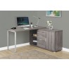 Computer Desk - 60"L Dark Taupe