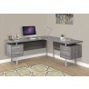 Computer Desk - 70"L Grey