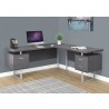 Computer Desk - 70"L Dark Taupe