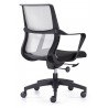 RAVI Office Chair (grey) - Back Angled - RAVI Office Chair (grey) - Back Angled