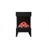 Amantii Cube 2025WM Electric Fireplace - Orage Flame - Amantii Cube 2025WM Electric Fireplace - Orage Flame