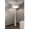 Paris Floor Lamp White Carbon Steel And Fabric