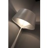 Paris Floor Lamp White Carbon Steel And Fabric - Lamp Detail