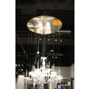 Macy Pendant Lamp Clear Glass And Crystal - Lifestyle