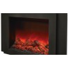 Sierra Flame 34" Insert Insert with Dual Steel Surround - Angled - Sierra Flame 34" Insert Insert with Dual Steel Surround - Angled