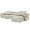  Isabel Right Hand Facing Sectional In Light Grey - White BG -  Isabel Right Hand Facing Sectional In Light Grey - White BG