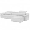  Isabel Right Hand Facing Sectional In White - White BG -  Isabel Right Hand Facing Sectional In White - White BG