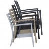 Artemis XL Club Seating Set 7 Piece with Sunbrella® Cushions - Chair Stacked - Artemis XL Club Seating Set 7 Piece with Sunbrella® Cushions - Chair Stacked