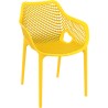 Outdoor Dining Arm Chair - Yellow - Outdoor Dining Arm Chair - Yellow